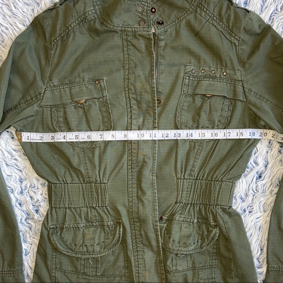 Romeo & Juliet Couture Green Jacket Size Medium - Picture 4 of 12